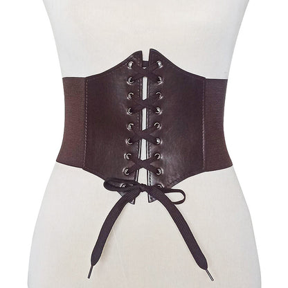 Plastic waist lace rivets