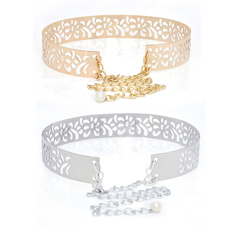 Gold high-end electroplated waist seal wholesale