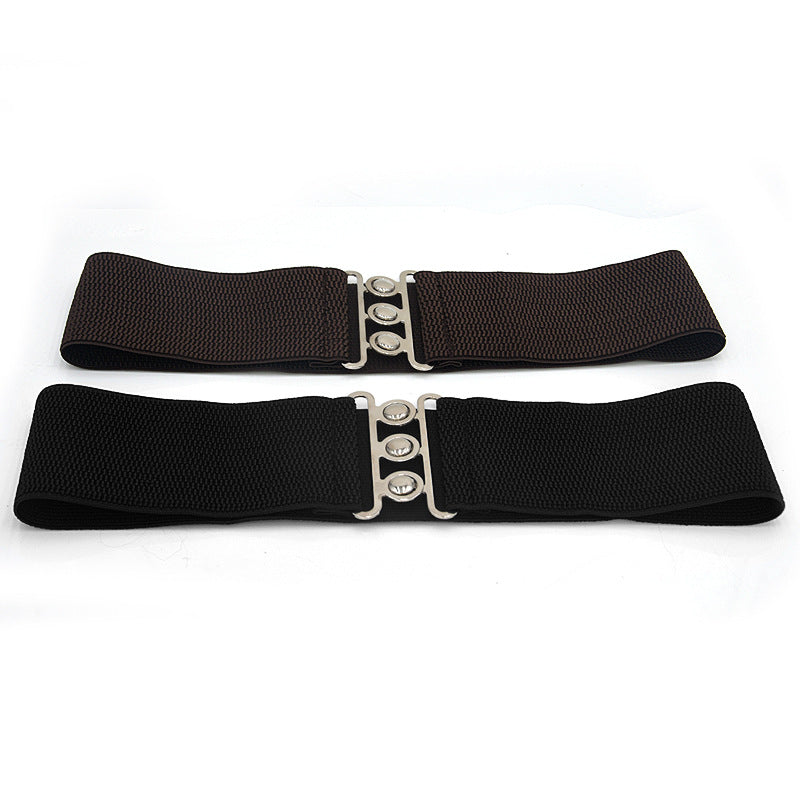 Easy buckle close-fitting elastic waist chain