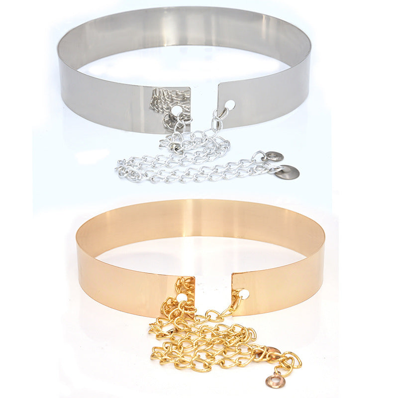 Chain iron sheet full metal sheet belt