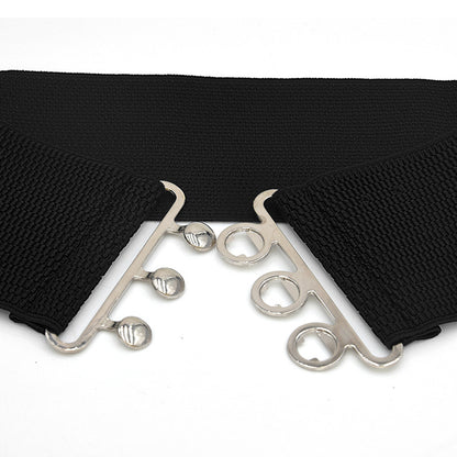 Easy buckle close-fitting elastic waist chain