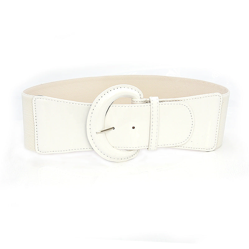 Elastic wide waist seal, belt