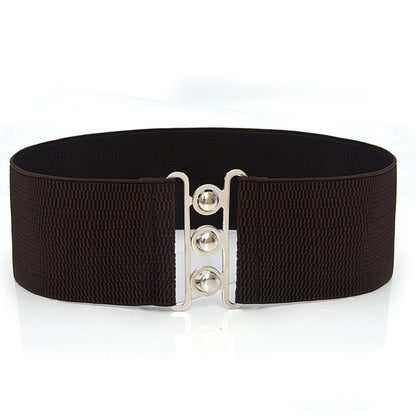 Easy buckle close-fitting elastic waist chain