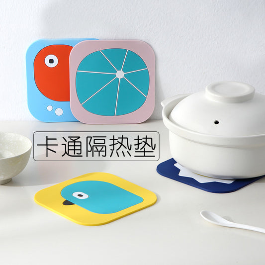 Cartoon Heat-Resistant Mat (Pot Holder, Placemat)