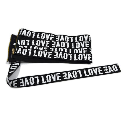 Printed elastic wide waist seal