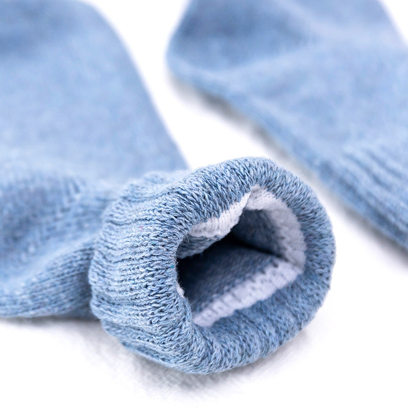 Autumn-Winter Knee-High Socks (Heart Pattern)