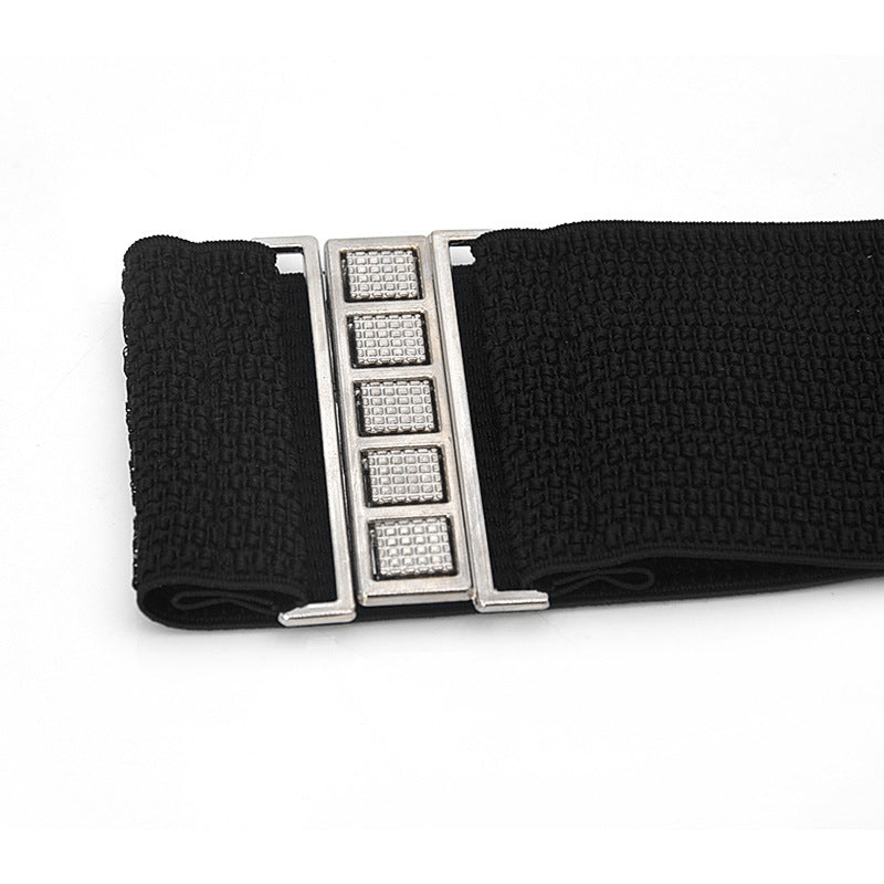 fashion Women's elastic wide belt versatile