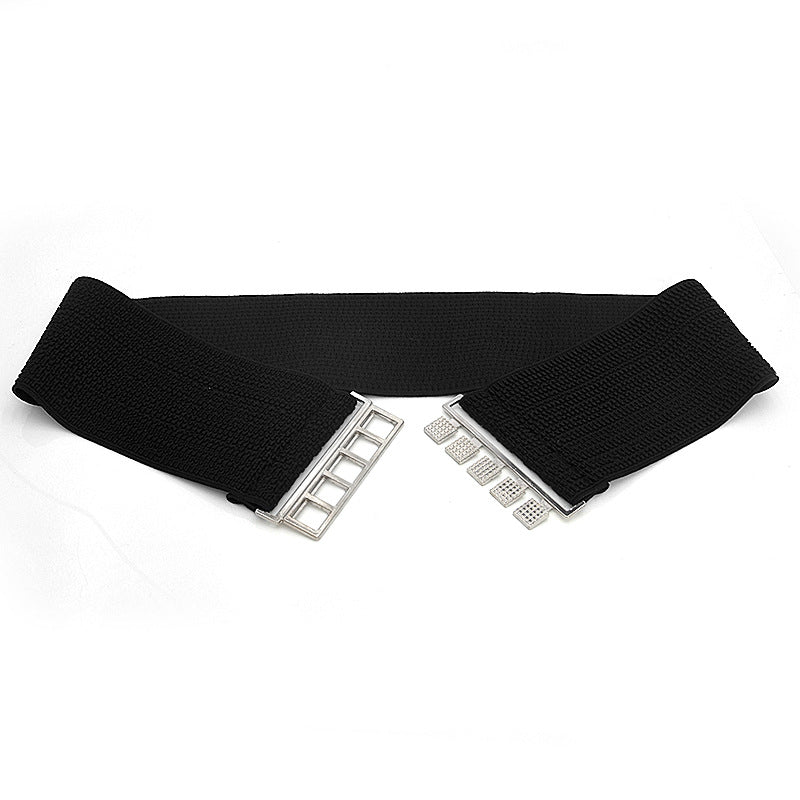 fashion Women's elastic wide belt versatile