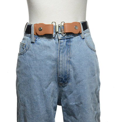 Elastic elastic band slim waist seal with jeans