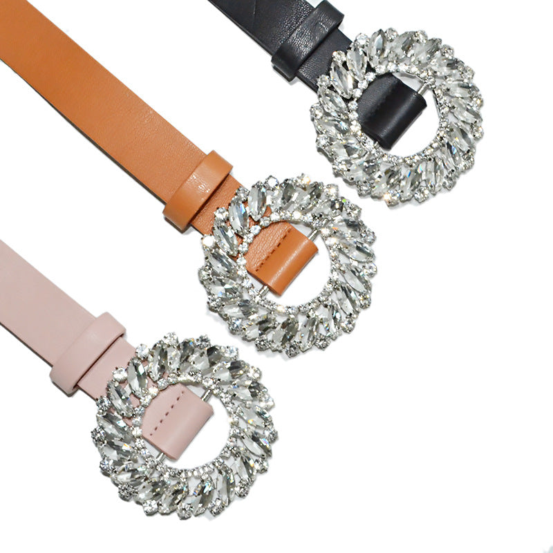 Rhinestone Crystal Ladies Belt