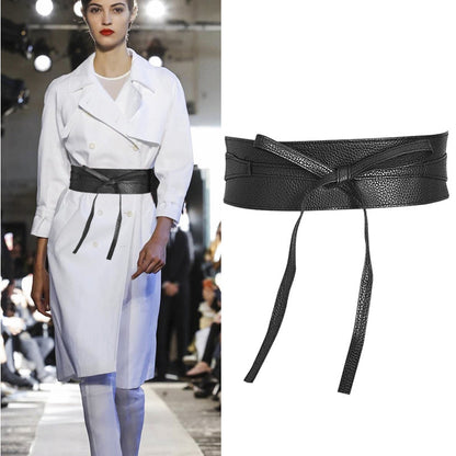 Bow strap belt skirt