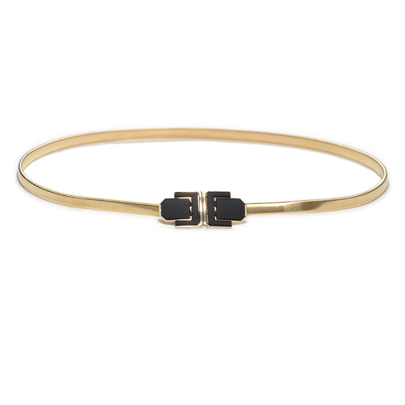 Paint pair buckle metal spring waist chain