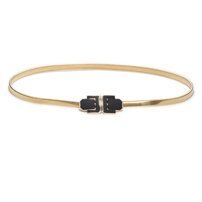Paint pair buckle metal spring waist chain