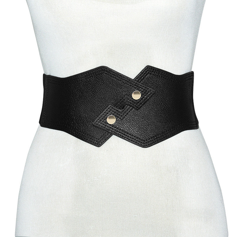 Coat waist seal black