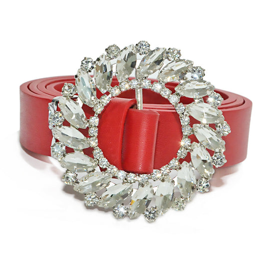 Rhinestone Crystal Ladies Belt