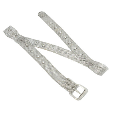 Hollow mesh metal belt