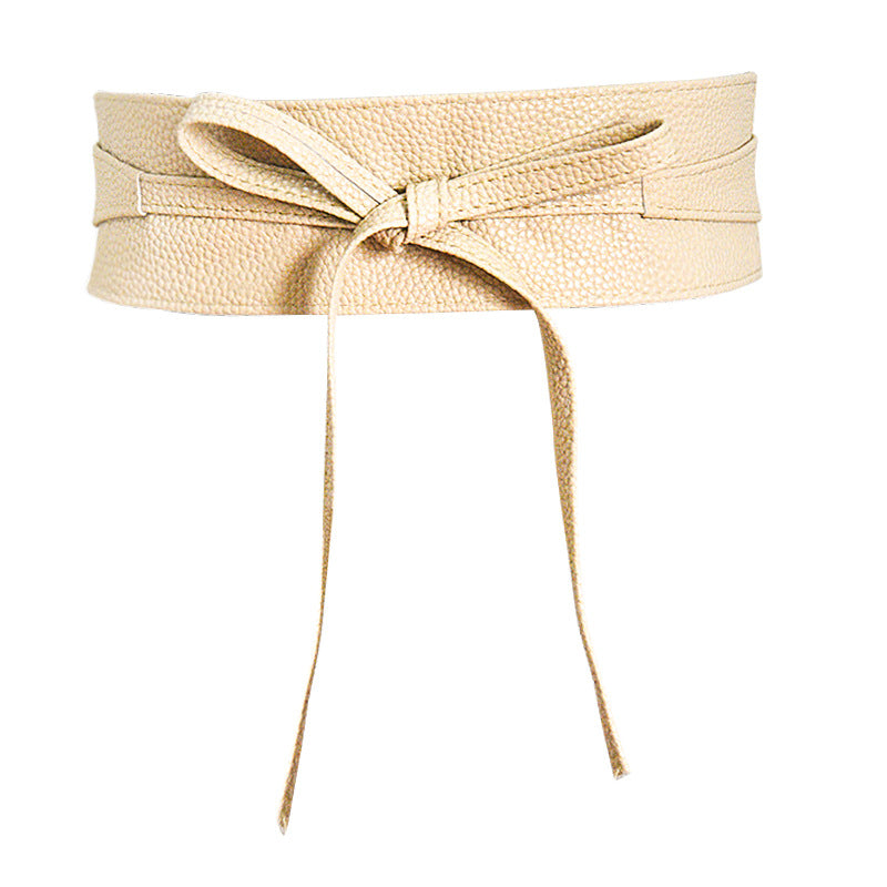 Bow strap belt skirt