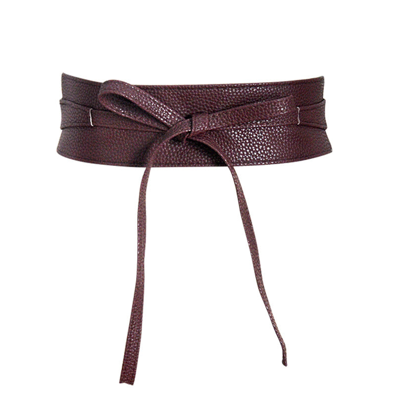 Bow strap belt skirt