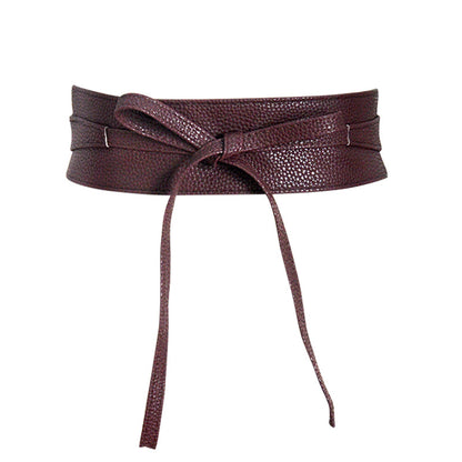 Bow strap belt skirt