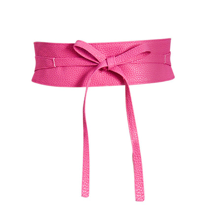 Bow strap belt skirt