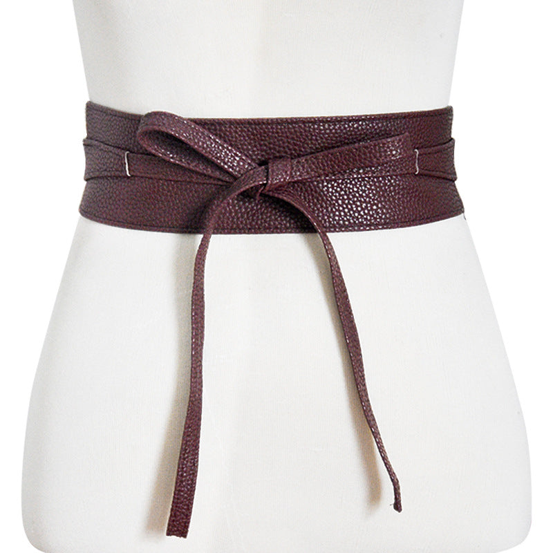 Bow strap belt skirt