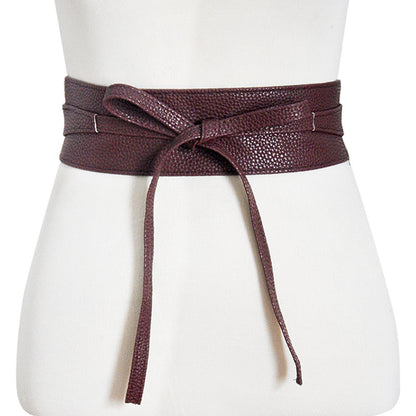 Bow strap belt skirt