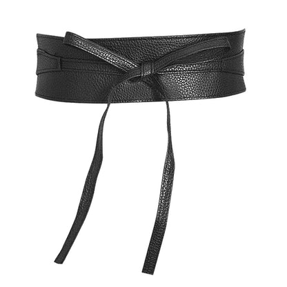 Bow strap belt skirt