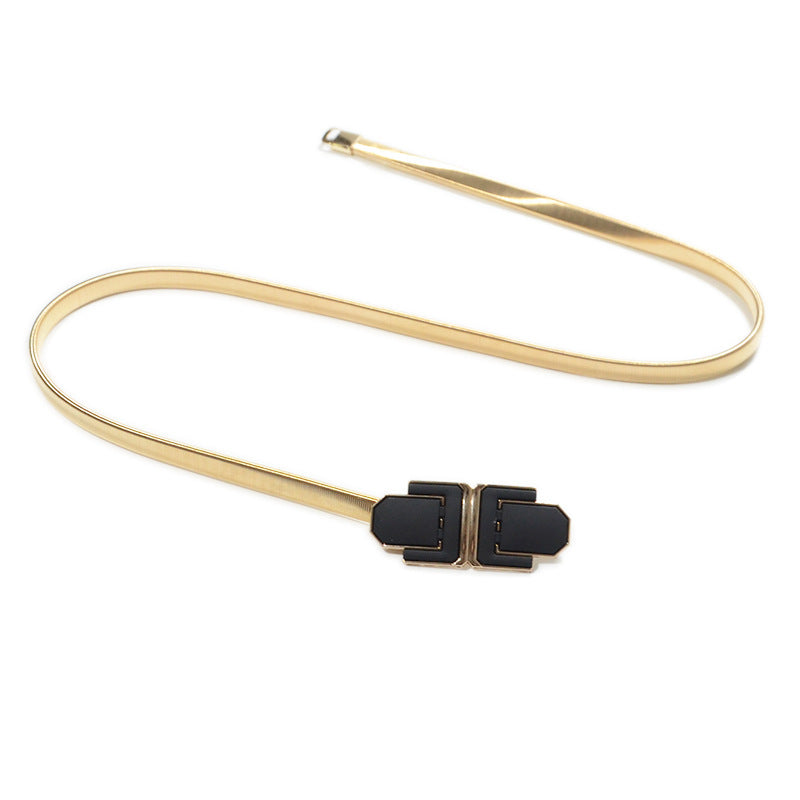 Paint pair buckle metal spring waist chain