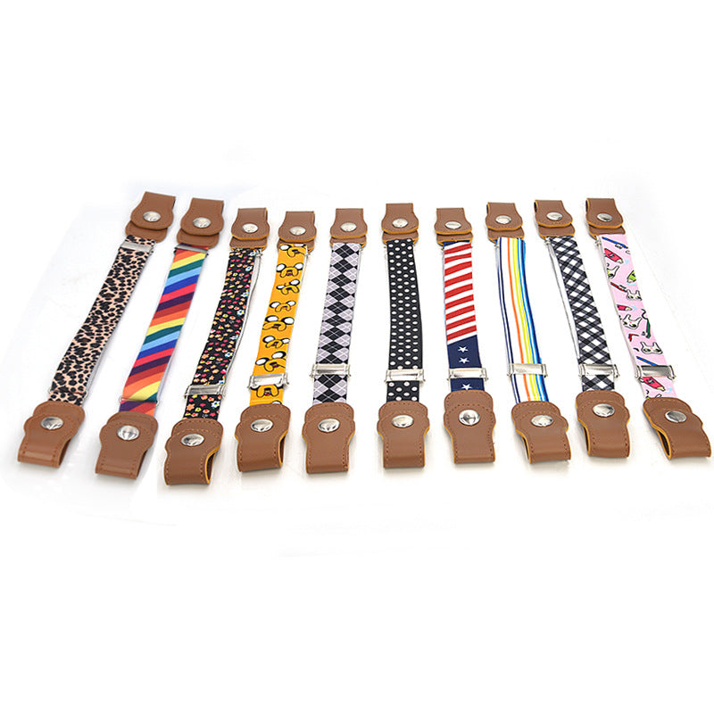 Children's elastic elastic belt