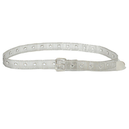 Hollow mesh metal belt