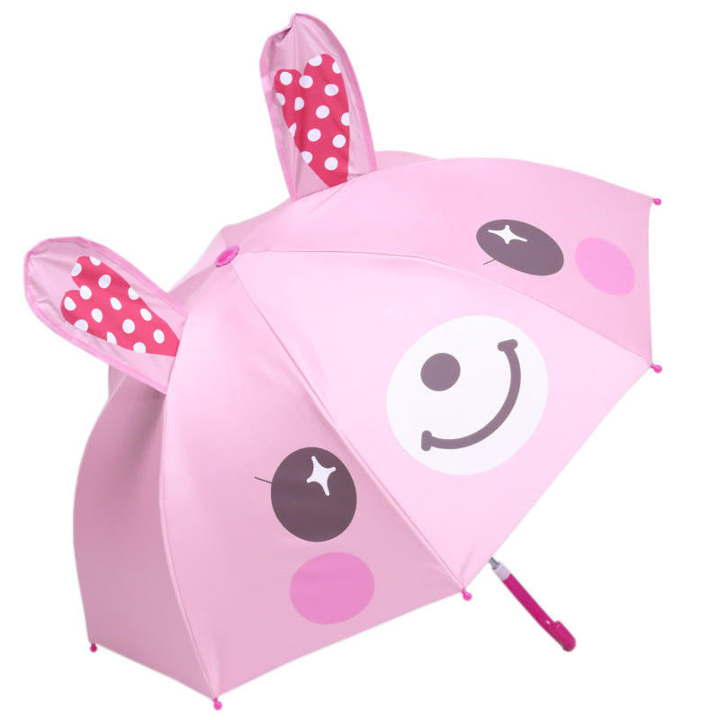 Cute Baby Cartoon Ear Umbrella Lightweight Kids Sunshade