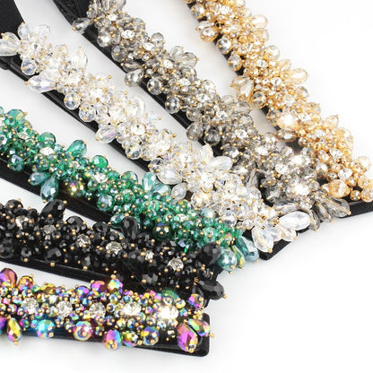 Crystal Diamond Belt Women