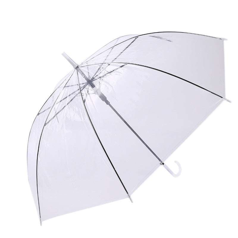 Clear Straight Umbrella