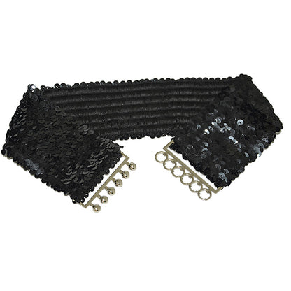 Fish scale sequin waist seal