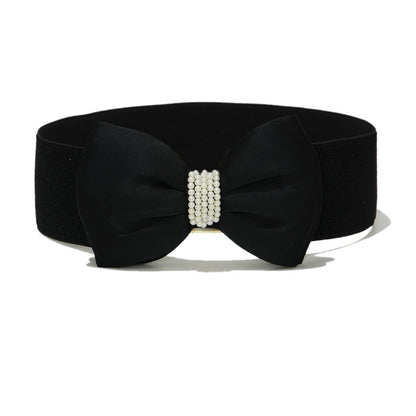 Bow pearl inlaid waist seal