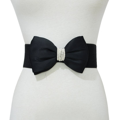 Bow pearl inlaid waist seal