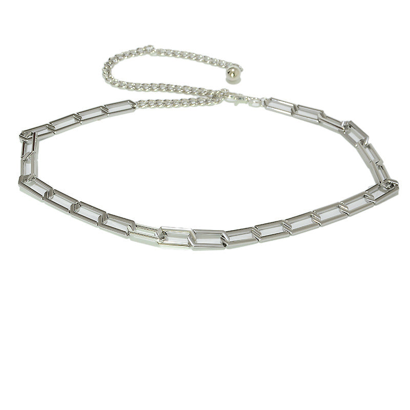 Stainless alloy waist chain