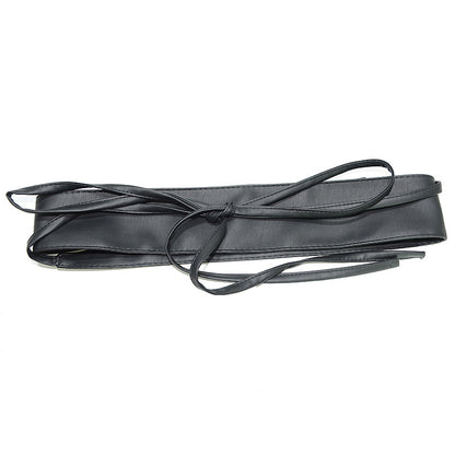 Bow strap soft-faced pu imitation leather