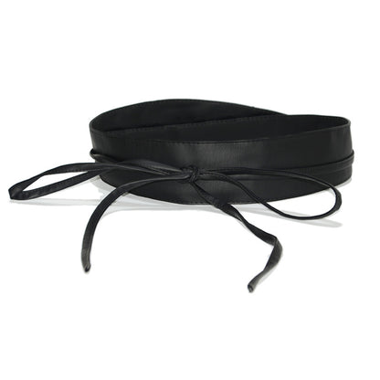 Bow strap soft-faced pu imitation leather