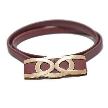 Bow spring waist chain