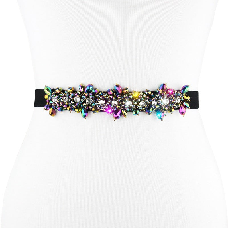 Crystal Diamond Belt Women