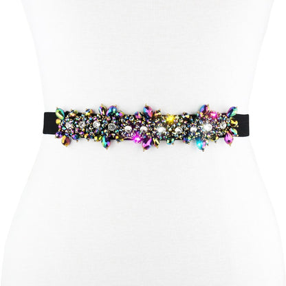 Crystal Diamond Belt Women