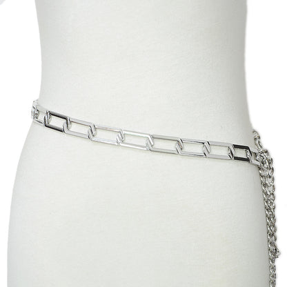 Small metal chain waist chain