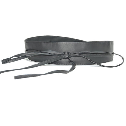 Bow strap soft-faced pu imitation leather