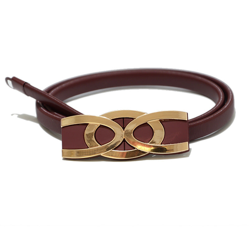 Bow spring waist chain