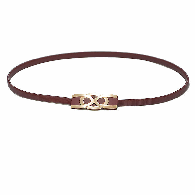 Bow spring waist chain