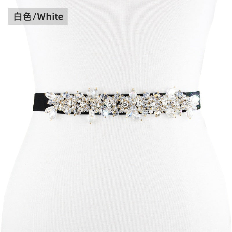 Crystal Diamond Belt Women