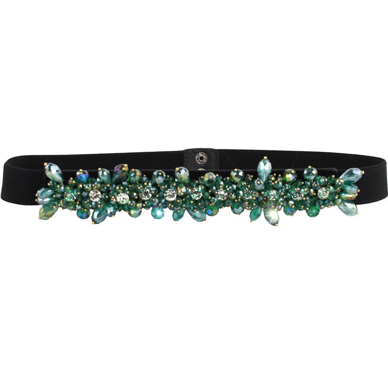 Crystal Diamond Belt Women