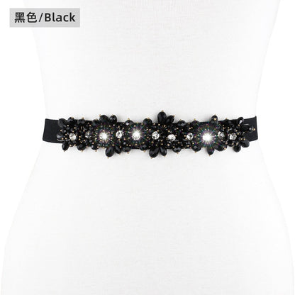 Crystal Diamond Belt Women