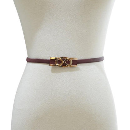 Bow spring waist chain